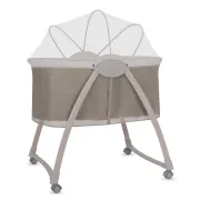 Patut si balansoar portabil Lionelo, Gaya 2 in 1, cu functie de leganat si muzica, 3 viteze de leganat reglabile, saltea T25, controlat prin telecomanda sau panou, pana la 9 kg, 0 luni+, 93 x 68 x 81 cm, bej latte BYNLO-GAYA_BEIGE_LATTE