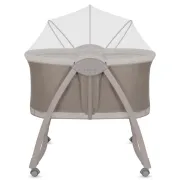 Patut si balansoar portabil Lionelo, Gaya 2 in 1, cu functie de leganat si muzica, 3 viteze de leganat reglabile, saltea T25, controlat prin telecomanda sau panou, pana la 9 kg, 0 luni+, 93 x 68 x 81 cm, bej latte BYNLO-GAYA_BEIGE_LATTE
