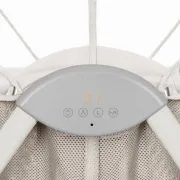 Patut si balansoar portabil Lionelo, Gaya 2 in 1, cu functie de leganat si muzica, 3 viteze de leganat reglabile, saltea T25, controlat prin telecomanda sau panou, pana la 9 kg, 0 luni+, 93 x 68 x 81 cm, bej sand BYNLO-GAYA_BEIGE_SAND