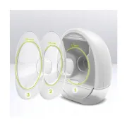 Pompa de san, Lionelo, Fidi, Portabila, Cu accesorii, Hands-free, 5 functii de masaj, Autonomie pana la 24 h, 50 db, Capacitate 150 ml, Alb BYNLOC-FIDI_FREE_WHITE