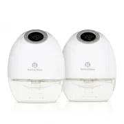 Pompa de san, Petite&Mars, Gaia Duo, Portabila, Cu 3 moduri, Panou control, Autonomie pana la 2.5 h, 9 functii de masaj, Silentioasa- 55db, Capacitate 180 ml, Alb BYN327035
