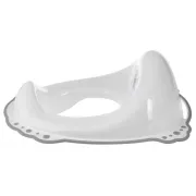 Reductor Toaleta Copii, Antiderapant, Bear Alb, Maltex Baby Pjb6904