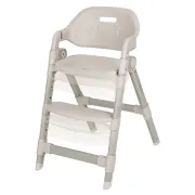 Scaun de masa, Lionelo, Matt, 3 in 1, Pliabil, Cu tava detasabila, Cu centuri de siguranta in 5 puncte, Suport pentru picioare si sezut reglabile, Pana la 110 kg, 6 luni &ndash; adult, Bej BYNLO-MATT_BEIGE_SAND