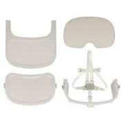 Scaun de masa, Lionelo, Matt, 3 in 1, Pliabil, Cu tava detasabila, Cu centuri de siguranta in 5 puncte, Suport pentru picioare si sezut reglabile, Pana la 110 kg, 6 luni &ndash; adult, Bej BYNLO-MATT_BEIGE_SAND