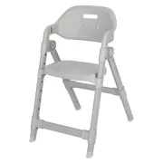 Scaun de masa, Lionelo, Matt, 3 in 1, Pliabil, Cu tava detasabila, Cu centuri de siguranta in 5 puncte, Suport pentru picioare si sezut reglabile, Pana la 110 kg, 6 luni &ndash; adult, Gri BYNLO-MATT_GREY_STONE