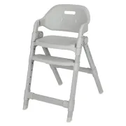 Scaun de masa, Lionelo, Matt, 3 in 1, Pliabil, Cu tava detasabila, Cu centuri de siguranta in 5 puncte, Suport pentru picioare si sezut reglabile, Pana la 110 kg, 6 luni &ndash; adult, Gri BYNLO-MATT_GREY_STONE