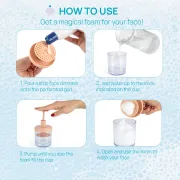 Set Chicco POP, gel curatare fata cu aroma prajitura de vanilie si dispozitiv formare spuma, 150ml, 6ani+ CHC1281040-9