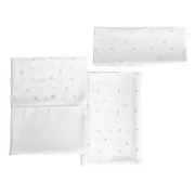Set lenjerie din fibra bambus pentru patut Chicco Next2Me Forever, Foliage, 0 luni+ CHC0112335-8