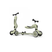 Trotineta Copii 2in1 Premium Scoot  Ride Highwaykick 1 Olive, Cu E Ezut, Sistem Anti-rasturnare, Reglabila 1,  5 Ani (max. 50 Kg) Pjb160629