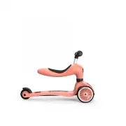 Trotineta Copii 2in1 Premium Scoot  Ride Highwaykick 1 Peach, Cu E Ezut, Sistem Anti-rasturnare, Reglabila 1,  5 Ani (max. 50 Kg) Pjb96353