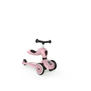 Trotineta Copii 2in1 Premium Scoot  Ride Highwaykick 1 Rose, Cu E Ezut, Sistem Anti-rasturnare, Reglabila 1,  5 Ani (max. 50 Kg) Pjb96270