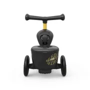 Trotineta Copii Cu Sezut, Suport Jucarie, Transformabila 2in1, Highwaykick 1 Lifestyle Black Gold Limited, 1-5 Ani, Pana La 50 Kg, Scoot  Ride Pjb96530