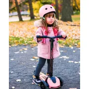 Trotineta Premium Copii Scoot  Ride Highwaykick 5 Led Peach ,   Reglabila, Roti Luminoase, 5 Ani+, Pana La 80 Kg Pjb96436