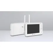 Video monitor, Lionelo, Babyline 6.2, Conexiune Wi-Fi, Pana la 8h de functionare, Comunicare bidirectionala, Senzor de temperatura, Alb BYNLOC-BABYLINE_6.2_WHITE
