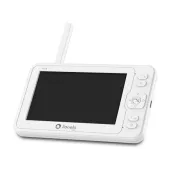 Video monitor, Lionelo, Babyline 6.2, Conexiune Wi-Fi, Pana la 8h de functionare, Comunicare bidirectionala, Senzor de temperatura, Alb BYNLOC-BABYLINE_6.2_WHITE