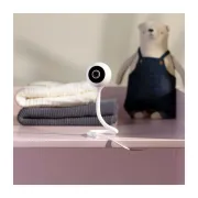 Video monitor, Lionelo, Babyline Smart, Cu aplicatie Smart Life, Cablu USB, Conexiune Wifi, Comunicare bidirectionala, Senzor de temperatura, Alb BYNLO-BABYLINE_SMART