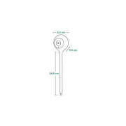Video monitor, Lionelo, Babyline Smart, Cu aplicatie Smart Life, Cablu USB, Conexiune Wifi, Comunicare bidirectionala, Senzor de temperatura, Alb BYNLO-BABYLINE_SMART