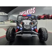 Buggy Electric Politie 2 Locuri Police Patrol 24v ,   2 Motoare 400w, Girofar Led, Bluetooth, Suspensii, Centura 3 Puncte   Max. 50 Kg Pjbc4k110politie