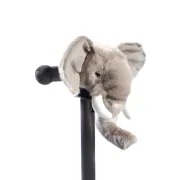 Cap Ghidon Elefant Wild  Wild ,   Accesoriu Plue  Premium Handmade Belgia Pentru Trotineta E I Bicicleta Copii   Montare Velcro Pjbws5203