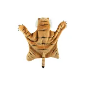 Costum Copii Tigru Wild  Soft ,   Pelerina Plue  Premium 2a N1, Costum E I Paturica De Joaca, Handmade Belgia   3 Ani+ Pjbws1002