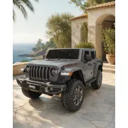 Jeep Electric Pentru Copii Gladiator Rubicon 12v Gri, Licenta Oficiala Jeep ,   2 Locuri, Ue I Functionale Pjbc4k0130r