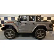 Jeep Electric Pentru Copii Gladiator Rubicon 12v Gri, Licenta Oficiala Jeep ,   2 Locuri, Ue I Functionale Pjbc4k0130r