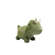 Jucarie Gonflabila Premium Wild  Soft Dino Triceratops ,   Plue  Ultra-moale Verde, Pompa Inclusa, Cutie Cadou   3 Ani+, Joaca Activa A N Interior Pjbws4852
