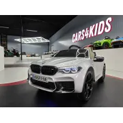 Mae Ina Electrica Bmw M5 24v Gri Metalic, Licenta Oficiala ,   Telecomanda 2.4g, Scaun Piele Pjbc4k118grijs