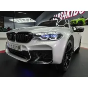 Mae Ina Electrica Bmw M5 24v Gri Metalic, Licenta Oficiala ,   Telecomanda 2.4g, Scaun Piele Pjbc4k118grijs