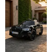 Mae Ina Electrica Bmw M5 24v Negru Metalic, Licenta Oficiala ,   Telecomanda 2.4g, Scaun Piele Pjbc4k118zwart-3519