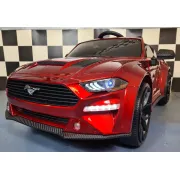 Mae Ina Electrica Ford Mustang 24v, Licenta Oficiala ,   Drift  Telecomanda, Roe U Metalic Premium Pjbc4k2038rood-24v