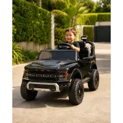 Mae Ina Electrica Ford Raptor 24v Negru, 2 Locuri, Licenta Oficiala ,   Telecomanda 2.4g, Scaun Piele Pjbc4k0985zwart