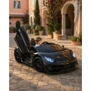 Mae Ina Electrica Lamborghini Aventador Svj 24v Negru, 2 Locuri, Licenta Oficiala ,   Drift, Ue I Verticale, Telecomanda Pjbc4k202824vmetalliczwart