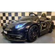 Mae Ina Electrica Lamborghini Aventador Svj 24v Negru, 2 Locuri, Licenta Oficiala ,   Drift, Ue I Verticale, Telecomanda Pjbc4k202824vmetalliczwart