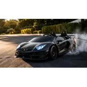 Mae Ina Electrica Lamborghini Aventador Svj 24v Negru, 2 Locuri, Licenta Oficiala ,   Drift, Ue I Verticale, Telecomanda Pjbc4k202824vmetalliczwart