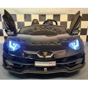Mae Ina Electrica Lamborghini Aventador Svj 24v Negru, 2 Locuri, Licenta Oficiala ,   Drift, Ue I Verticale, Telecomanda Pjbc4k202824vmetalliczwart