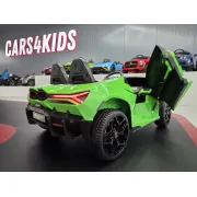 Mae Ina Electrica Lamborghini Revuelto 24v Verde, 2 Locuri, Licenta Oficiala ,   Ue I Vertical, Telecomanda 2.4g Pjbc4k500groen