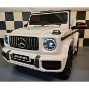 Mae Ina Electrica Mercedes G63 Amg 12v Alb, Licenta Oficiala ,   4 Motoare, Telecomanda 2.4g Pjbc4k0002wit