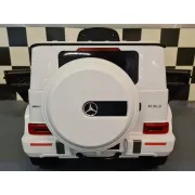 Mae Ina Electrica Mercedes G63 Amg 12v Alb, Licenta Oficiala ,   4 Motoare, Telecomanda 2.4g Pjbc4k0002wit