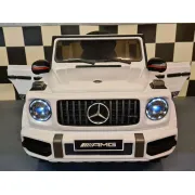 Mae Ina Electrica Mercedes G63 Amg 12v Alb, Licenta Oficiala ,   4 Motoare, Telecomanda 2.4g Pjbc4k0002wit