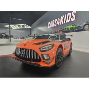 Mae Ina Electrica Mercedes Gt3 Amg 12v Portocaliu, Licenta Oficiala ,   Telecomanda 2.4g, Scaun Piele Pjbc4k033oranje