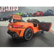 Mae Ina Electrica Mercedes Gt3 Amg 12v Portocaliu, Licenta Oficiala ,   Telecomanda 2.4g, Scaun Piele Pjbc4k033oranje