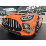Mae Ina Electrica Mercedes Gt3 Amg 12v Portocaliu, Licenta Oficiala ,   Telecomanda 2.4g, Scaun Piele Pjbc4k033oranje