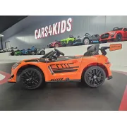 Mae Ina Electrica Mercedes Gt3 Amg 12v Portocaliu, Licenta Oficiala ,   Telecomanda 2.4g, Scaun Piele Pjbc4k033oranje