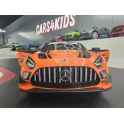 Mae Ina Electrica Mercedes Gt3 Amg 12v Portocaliu, Licenta Oficiala ,   Telecomanda 2.4g, Scaun Piele Pjbc4k033oranje