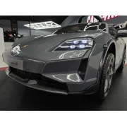 Mae Ina Electrica Porsche Taycan Turbo S 24v Gri, 2 Locuri, Licenta Oficiala ,   Telecomanda 2.4g, Scaun Piele Pjbc4k0988 Grijs