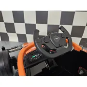Mae Inuta Electrica Mclaren Formula 1 12v Portocaliu ,   Licenta Oficiala Mclaren, Bluetooth, Telecomanda 2.4g, Scaun Piele   3-5 Ani, Max. 30 Kg Pjbc4k706