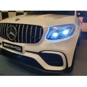 Mae Inuta Electrica Pentru Copii Mercedes-benz Glc 63 Amg 12v Alb ,   4 Motoare, Suspensii, Bluetooth, Telecomanda 2.4g   3 Ani+, Max. 30 Kg Pjbc4k5688wit
