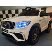 Mae Inuta Electrica Pentru Copii Mercedes-benz Glc 63 Amg 12v Alb ,   4 Motoare, Suspensii, Bluetooth, Telecomanda 2.4g   3 Ani+, Max. 30 Kg Pjbc4k5688wit