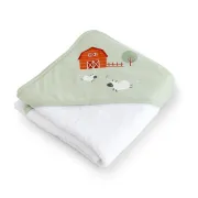 Prosop Baie Cu Gluga Bebelue I 0-5 Ani ,   Bumbac Certificat Oeko-tex  , 100x100 Cm, Funny Farm Pjb18ffse51-038